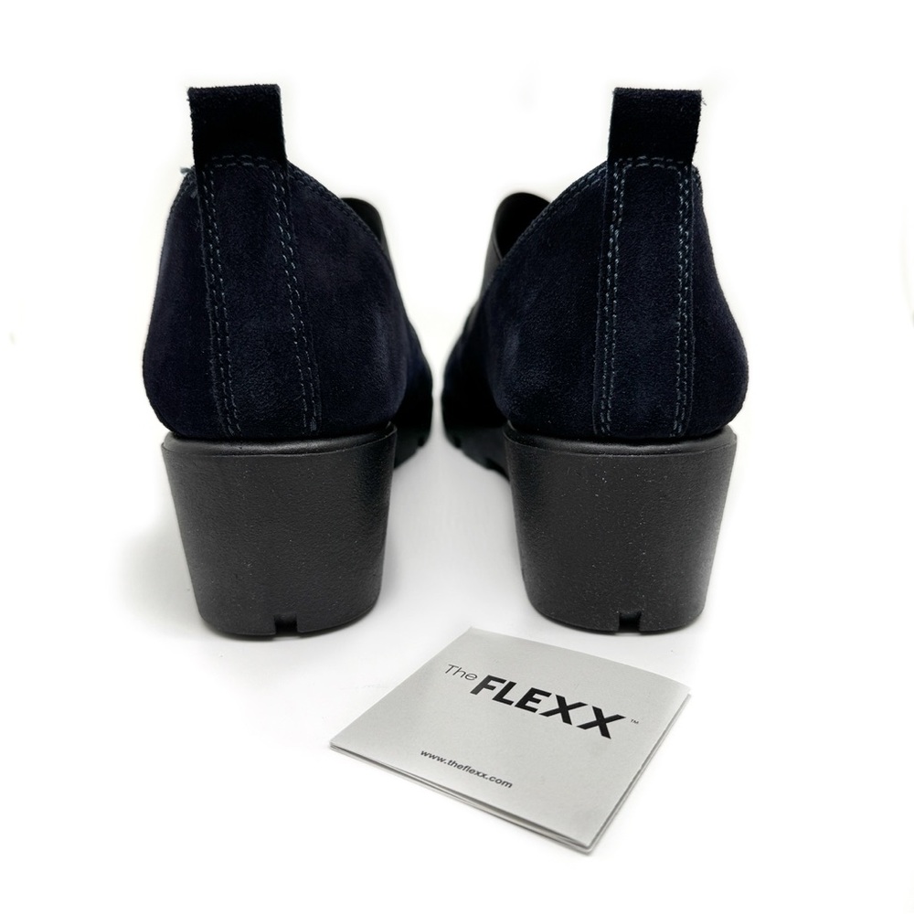 THE FLEXX Women's Dark Blue and Black Wedges Size 9 - Picture 6 of 10